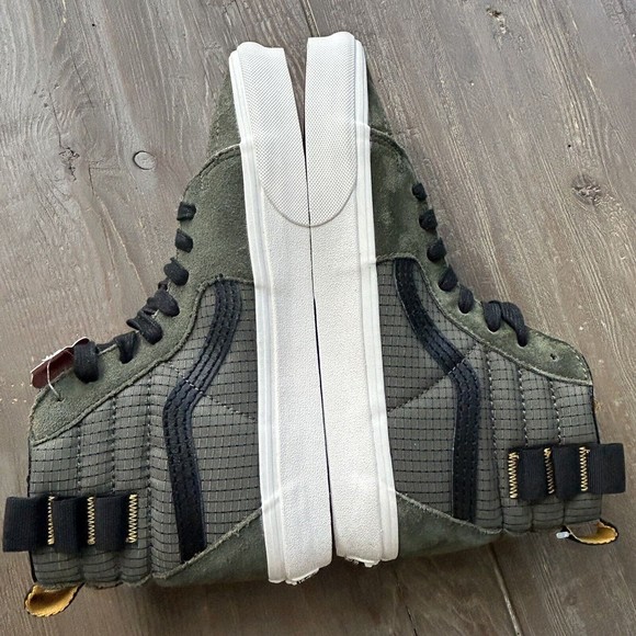 VANS Men Sk8-Hi Grape Leaf  CMMNTY Tactical Utility High Top Sneakers Sz 8.5 NEW - Picture 8 of 15